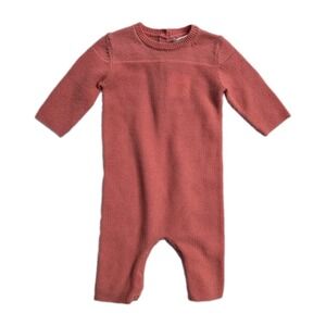 Bonpoint Baby‎ Girls One Piece Romper Knit Wool Pink 3 Months  NWT